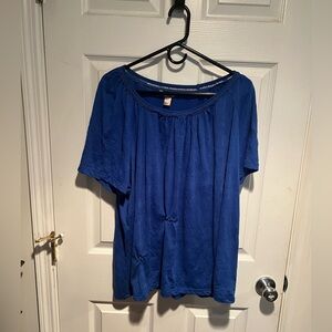 Blue top size 3X